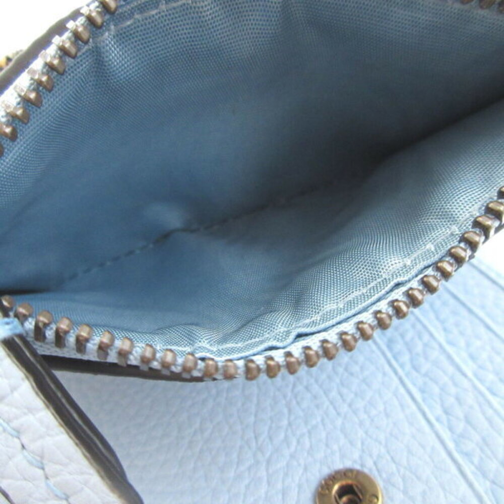 Gucci Interlocking Gg Leather Python Blue Bifold … - image 5